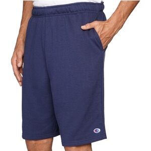 Champion Men’s French Terry Sweat Shorts XXL Navy Blue